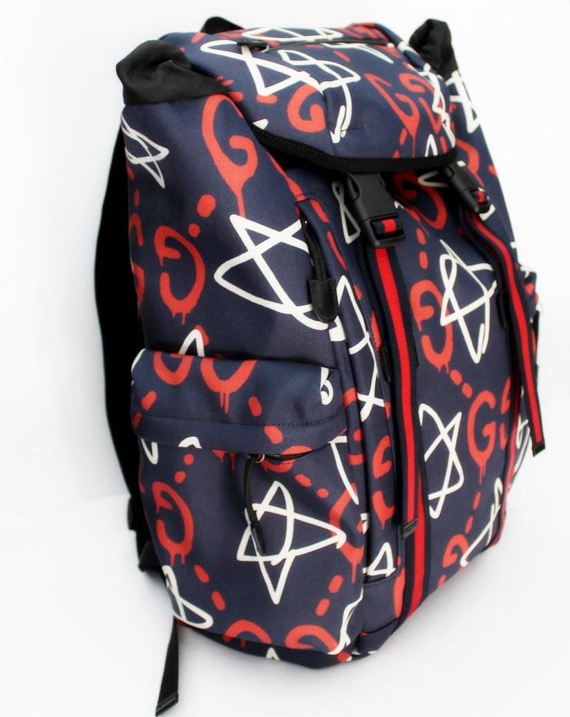 gucci graffiti backpack