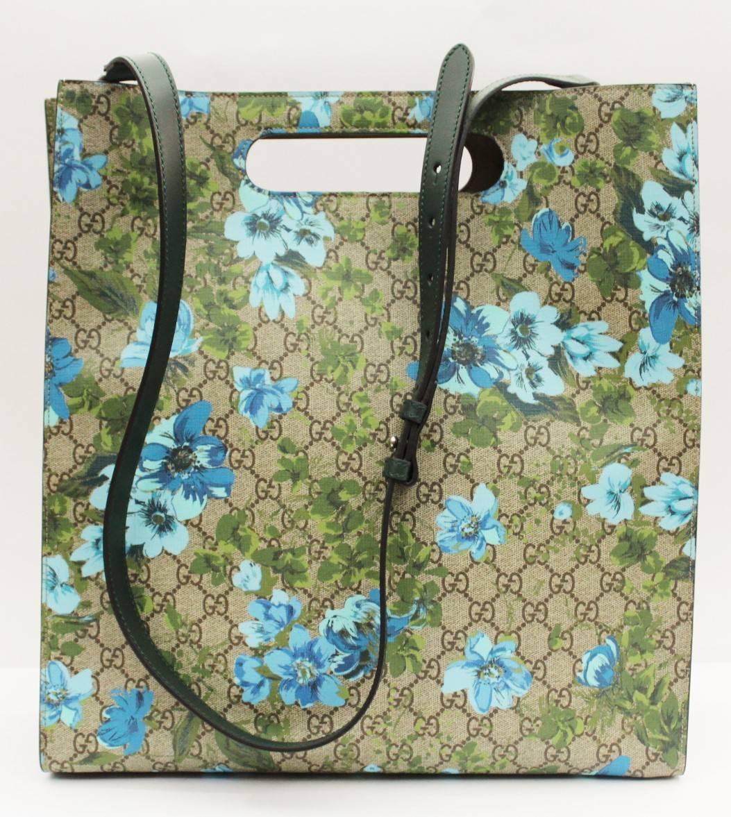 Gucci Linea C Blooms Print XL Tote 1