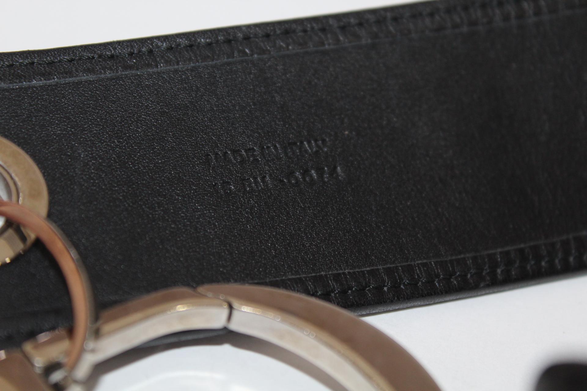 Dior Logo Belt leather and canvas  In Excellent Condition In Torre Del Greco, IT