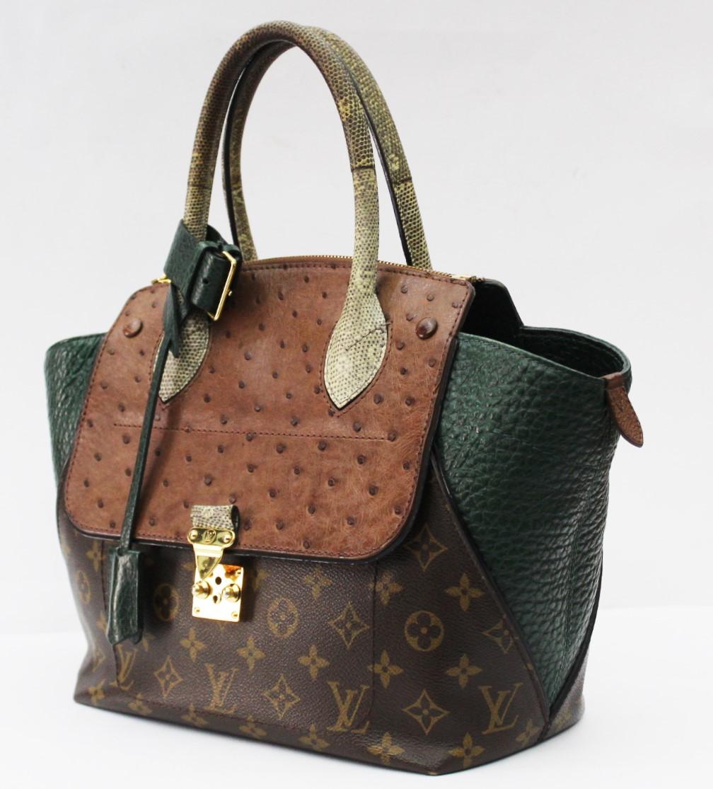 Black Louis Vuitton Majestueux Exotique Leather