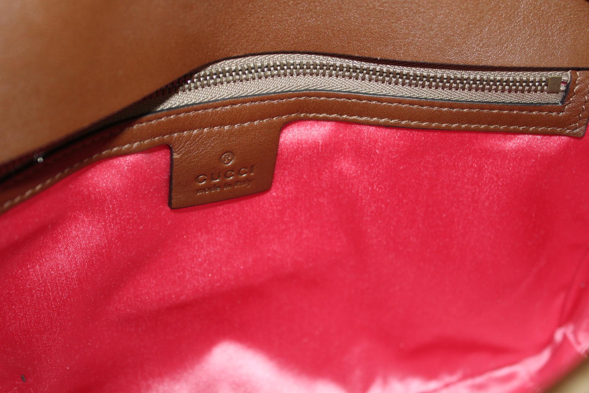 gucci marmont velvet brown