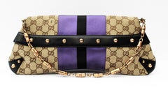 Gucci Tom Ford Monogramme Horsebit Chain Clutch Bag