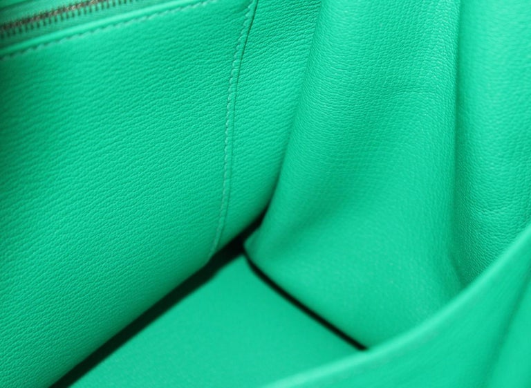 Hermes Vert Anis Taurillon Clemence Leather Birkin 35 – Season 2 Consign