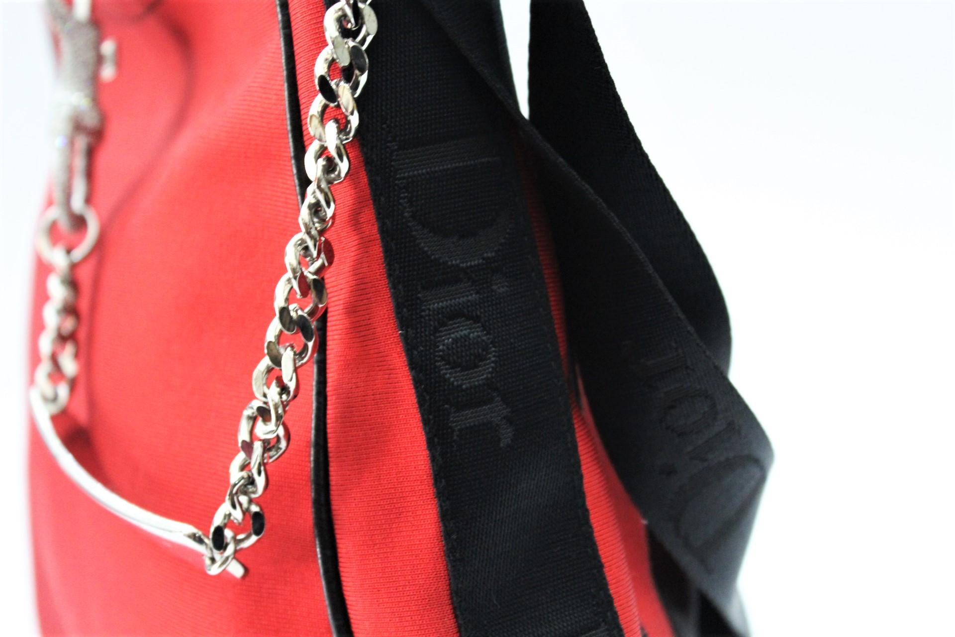 Christian Dior  Red Shoulder Bag 1