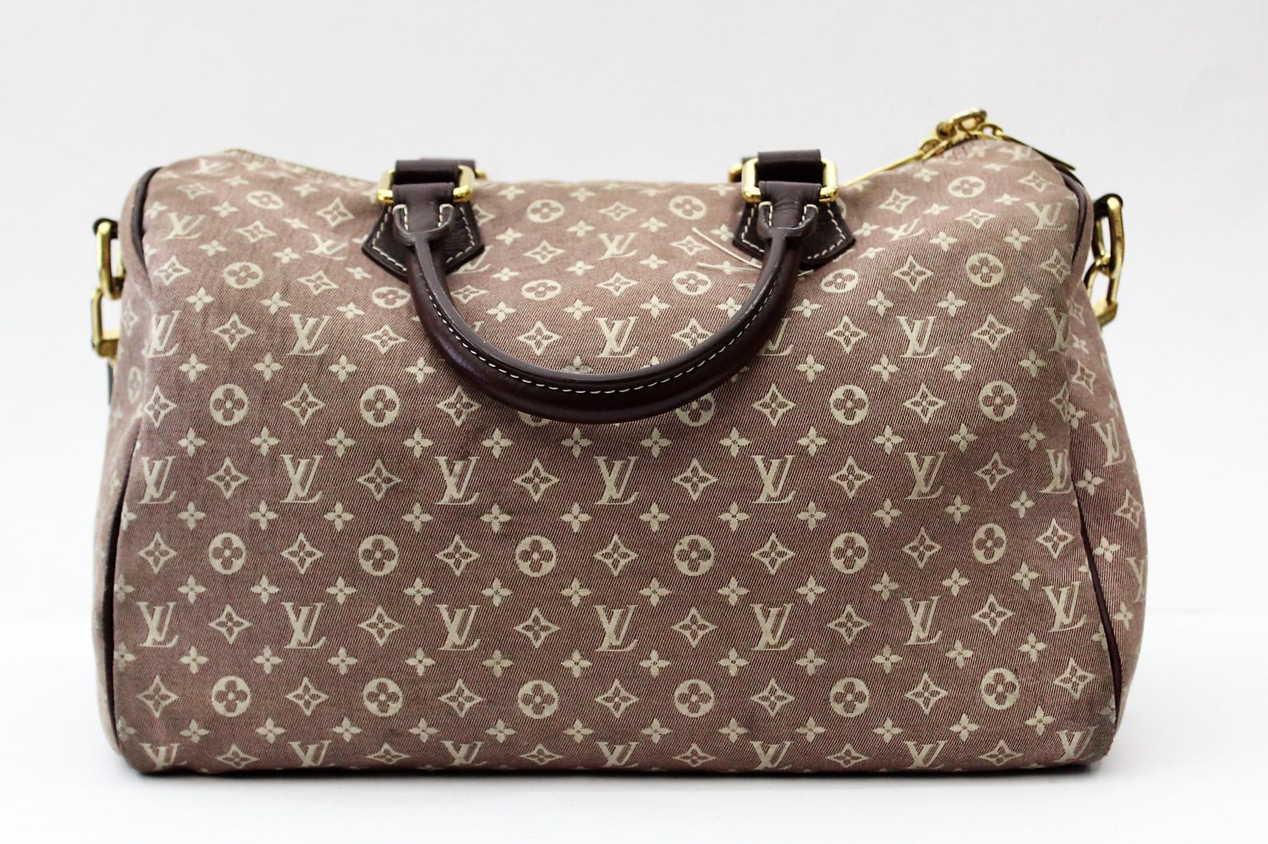 Gray Louis Vuitton Sepia Monogram Idylle Speedy Bag