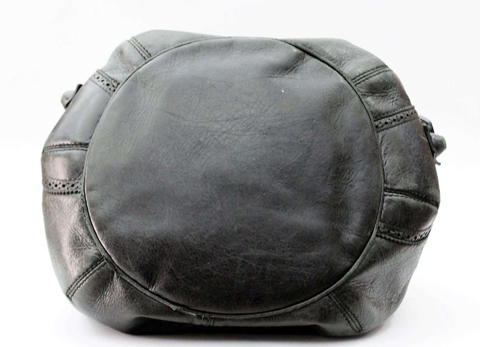 Black Balenciaga Leather Carly Shoulder Bag