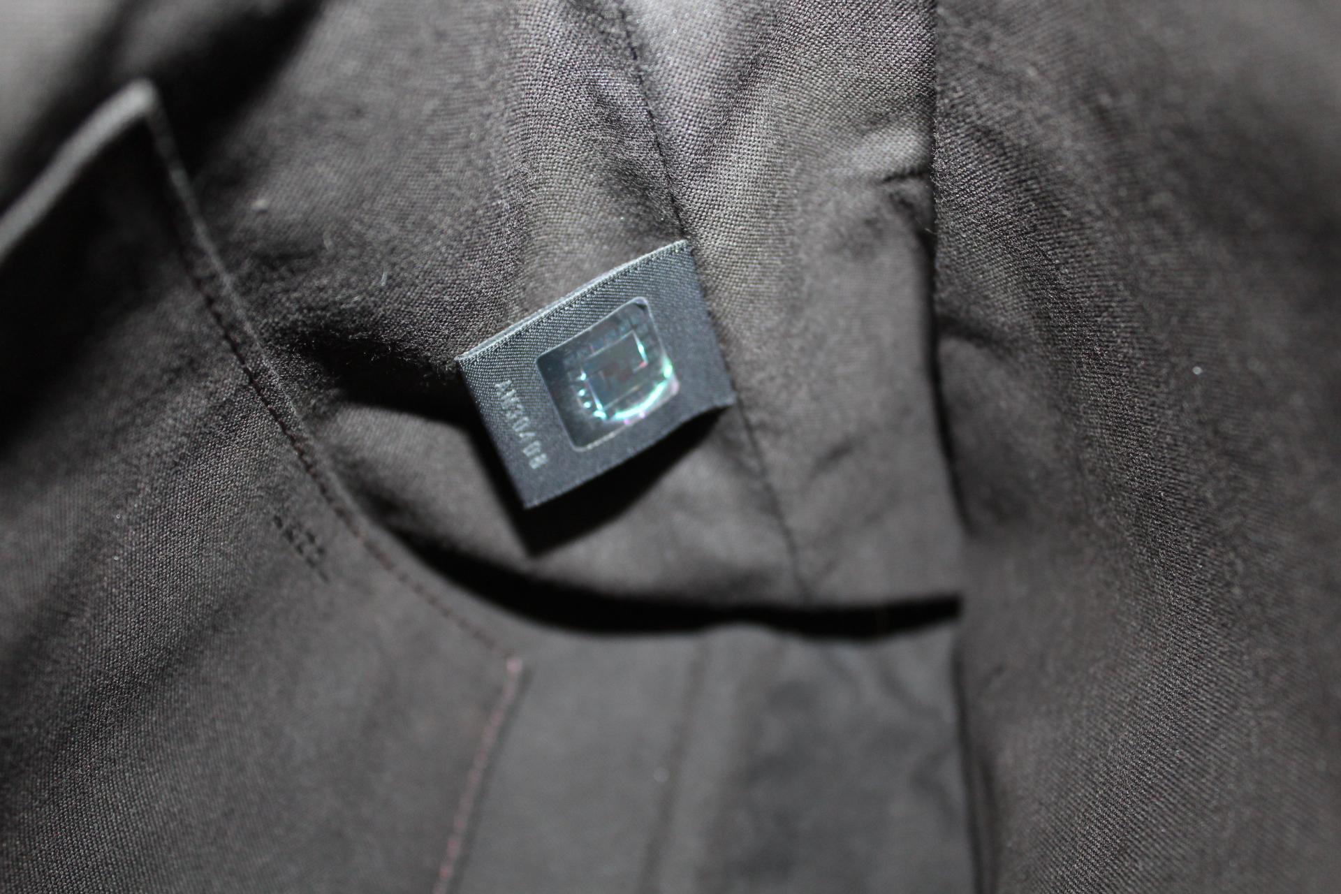 Fendi Black Leather Shoulder Bag  2