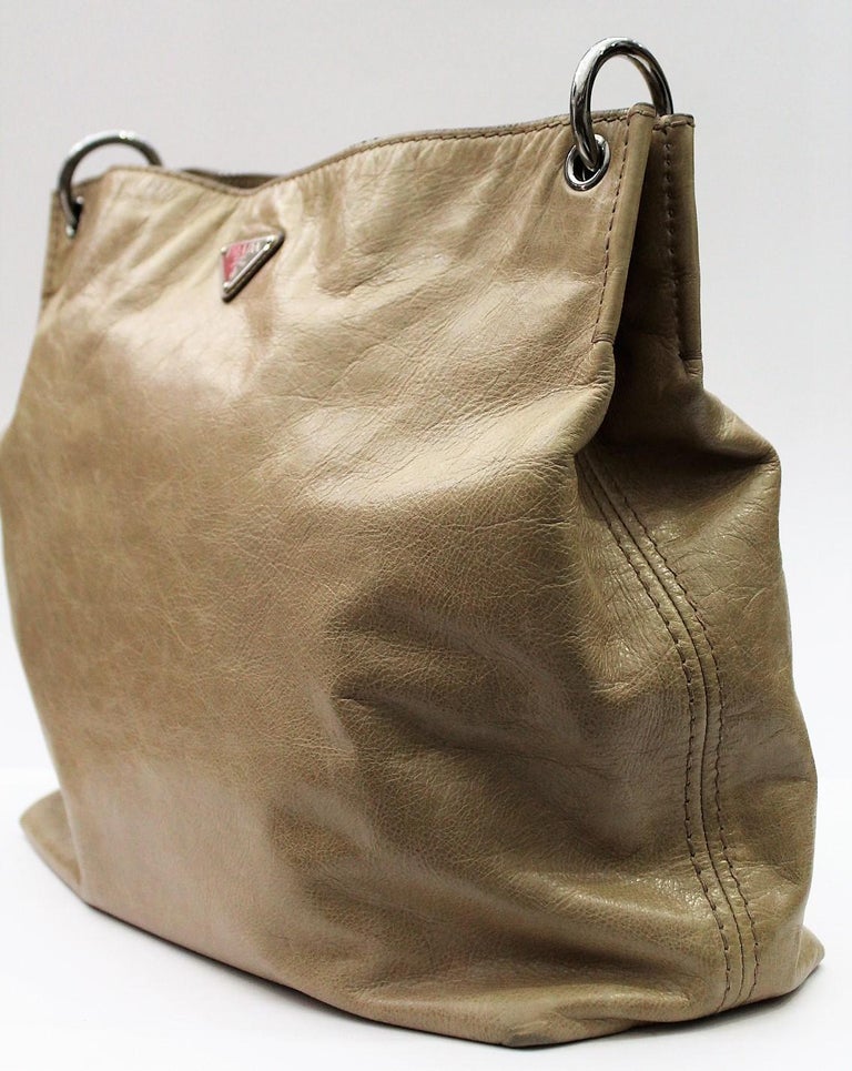 Prada Leather Shoulder Bag at 1stDibs