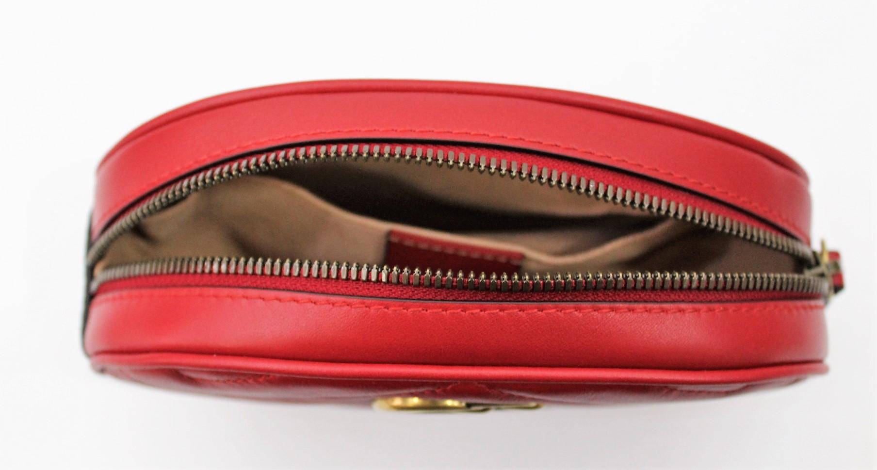 Women's Gucci Belt Bag Red Leather  2018