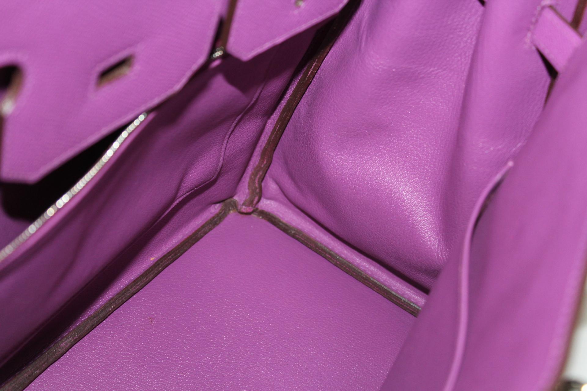 Women's Hermès Birkin 35 Cyclamen Epsom Top Handle Bag