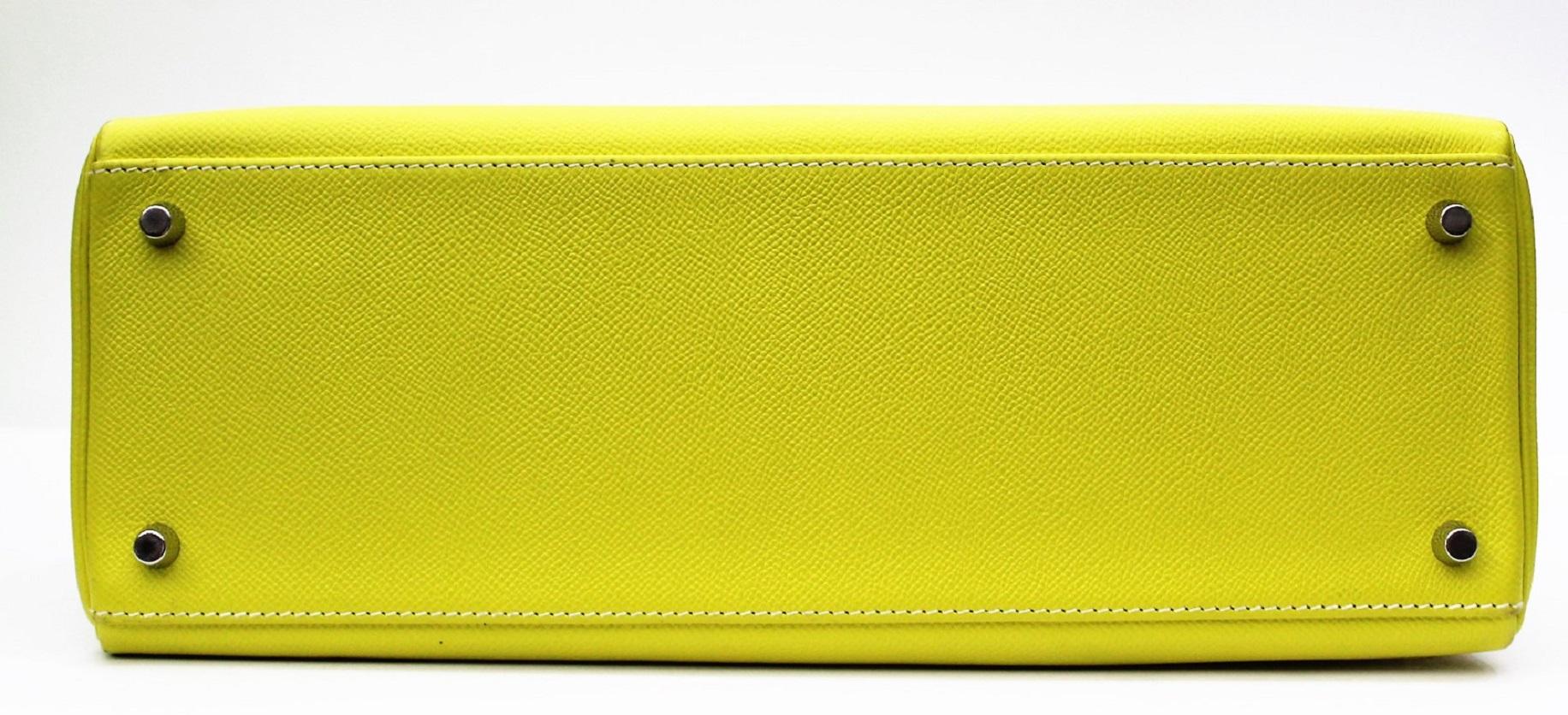 hermes kelly lime