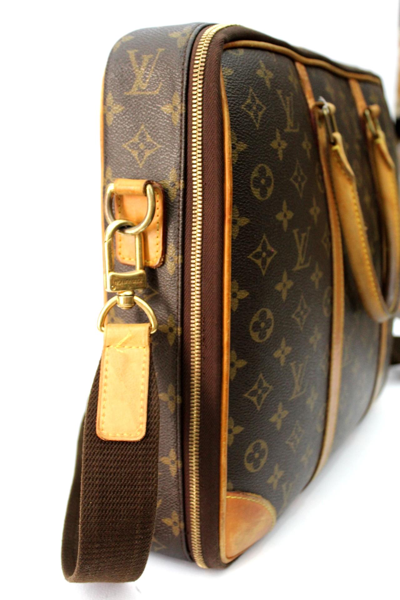 Brown Louis Vuitton Business Bag Icare Messenger Crossbody Bag