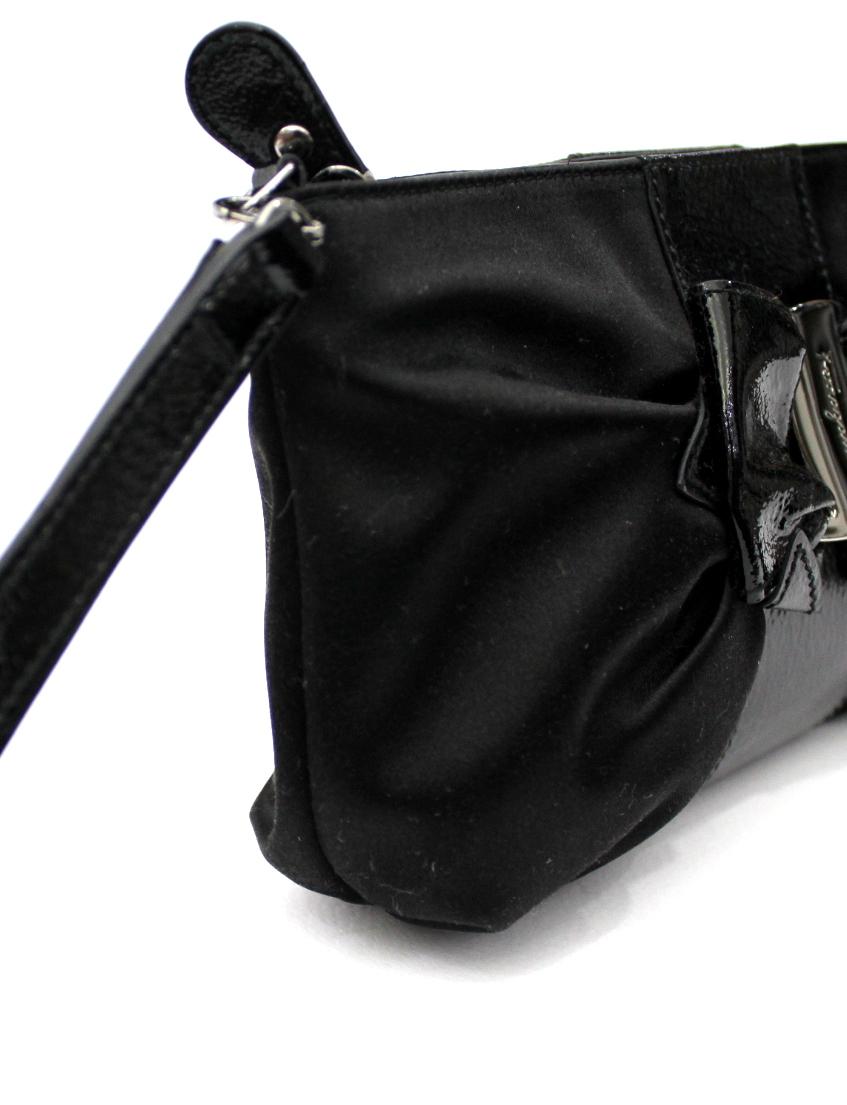 Women's Ferragamo Black Clutch Bag