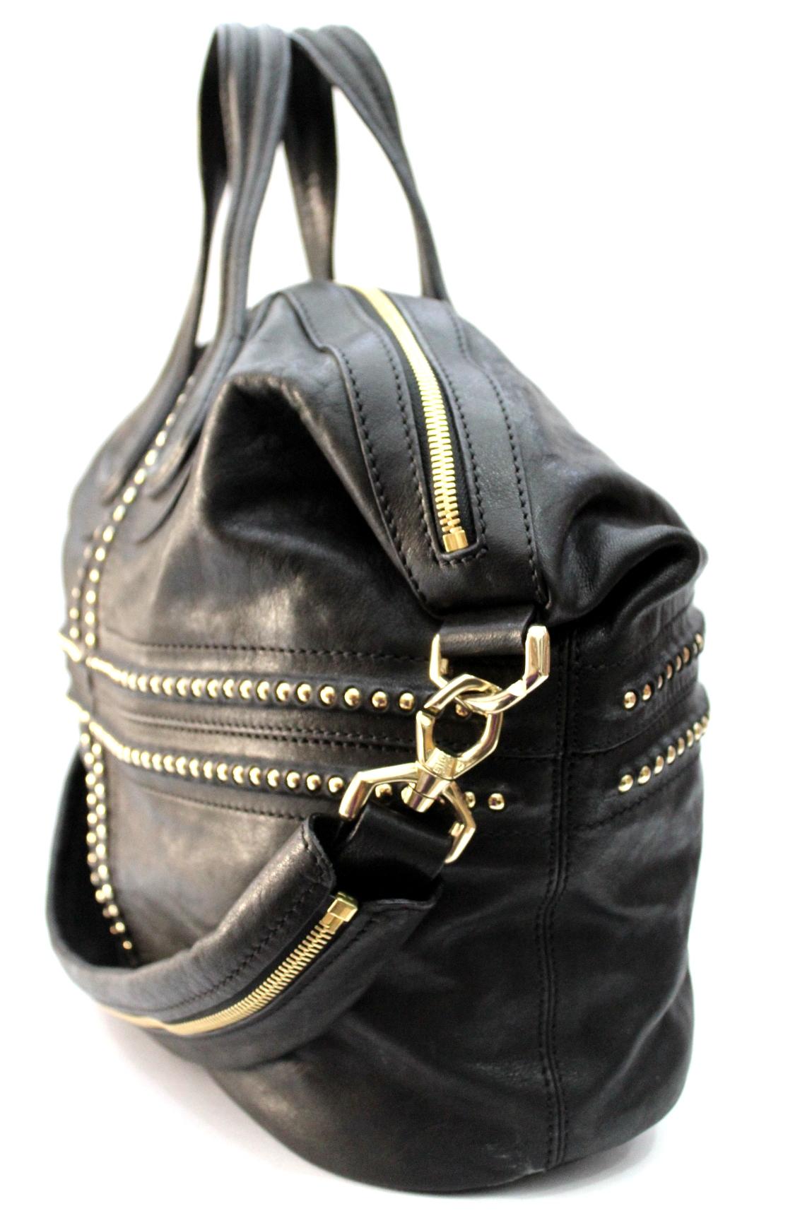Givenchy Medium Nightingale Black Leather and Stud 1