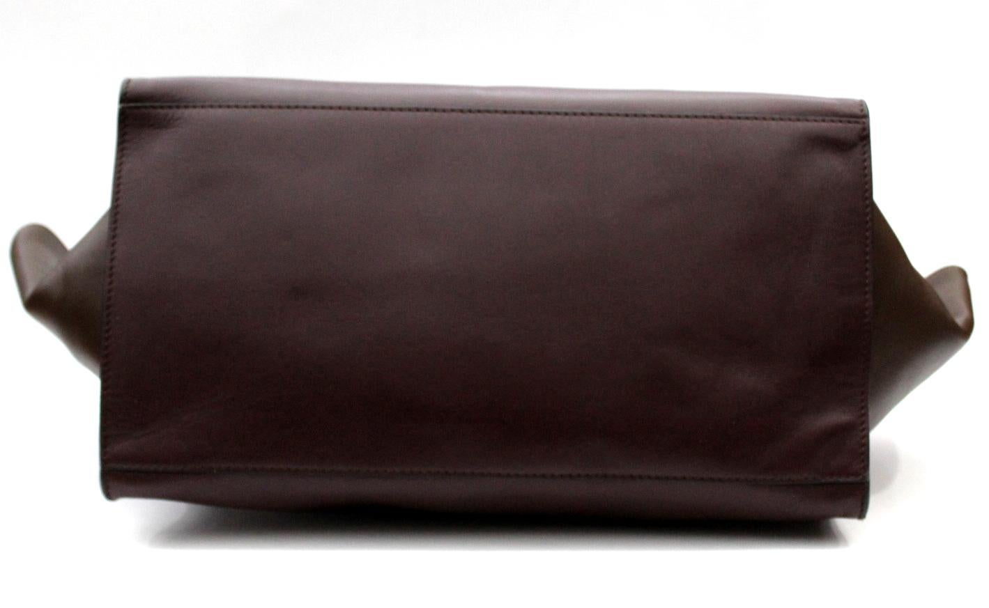 Women's Cèline Tri-color Leather Trapeze Bag