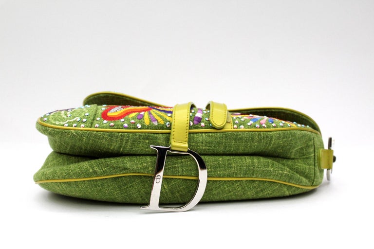 Dior Saddle Vintage Bag Limited Edition Butterfly at 1stDibs dior
