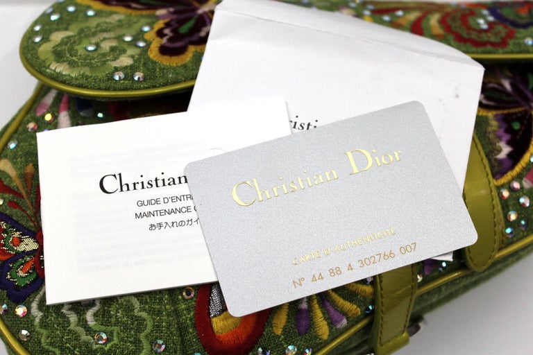 Dior Saddle Vintage Bag Limited Edition Butterfly at 1stDibs dior