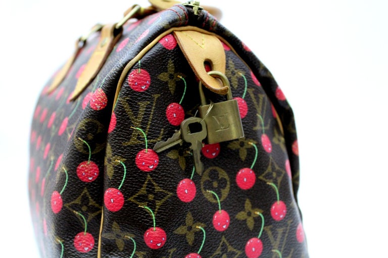Louis Vuitton Monogram Cherry Cerises Speedy 25 Bag at 1stDibs