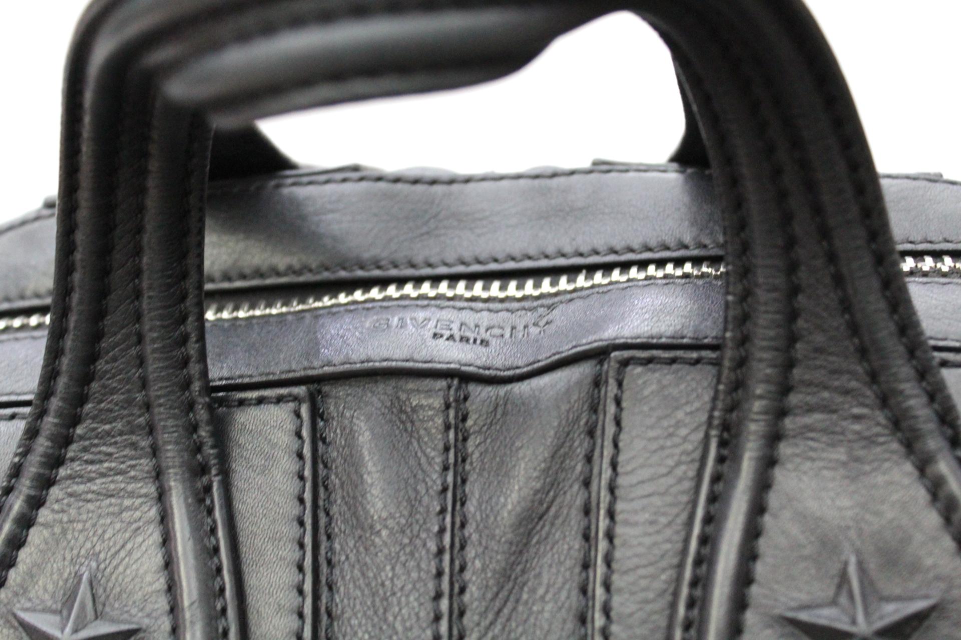 Givenchy Black Leather Nightngale Bag 3