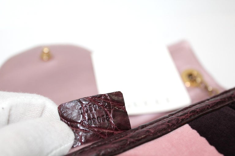Gucci Limited Edition Violet GG Tom Ford Dragon Shoulder Bag For Sale 3