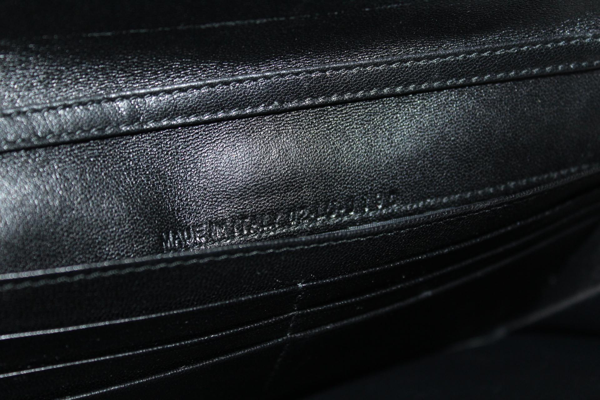Women's Dior Pochette/Wallet Black Vernis Leather