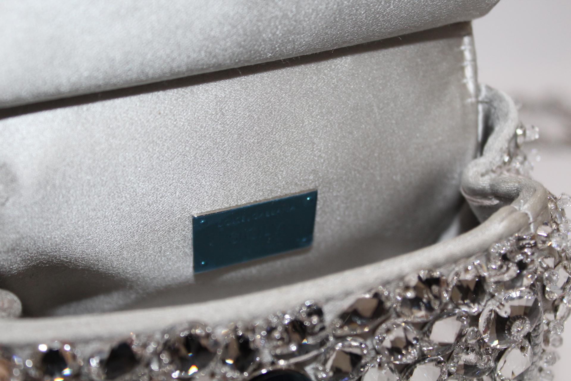 Gray 2018 Dolce & Gabbana Sicily Micro Bag