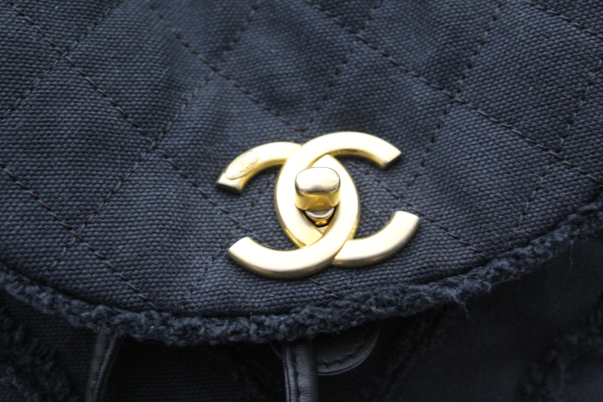 Black 2017 Chanel Cruise Limited Edition Urban Spirit Backpack