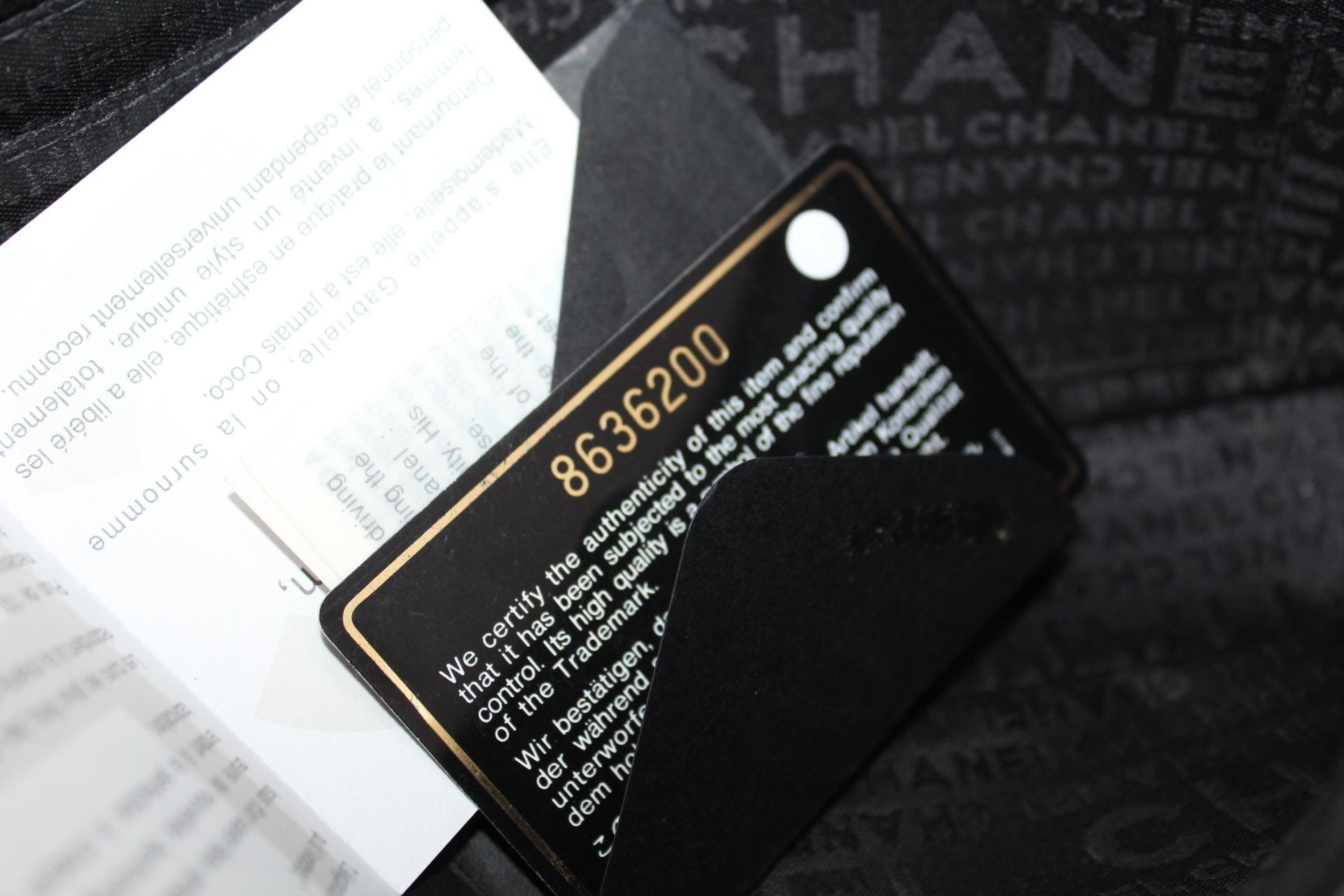 Chanel Black Leather Multiple Chain Bg  5