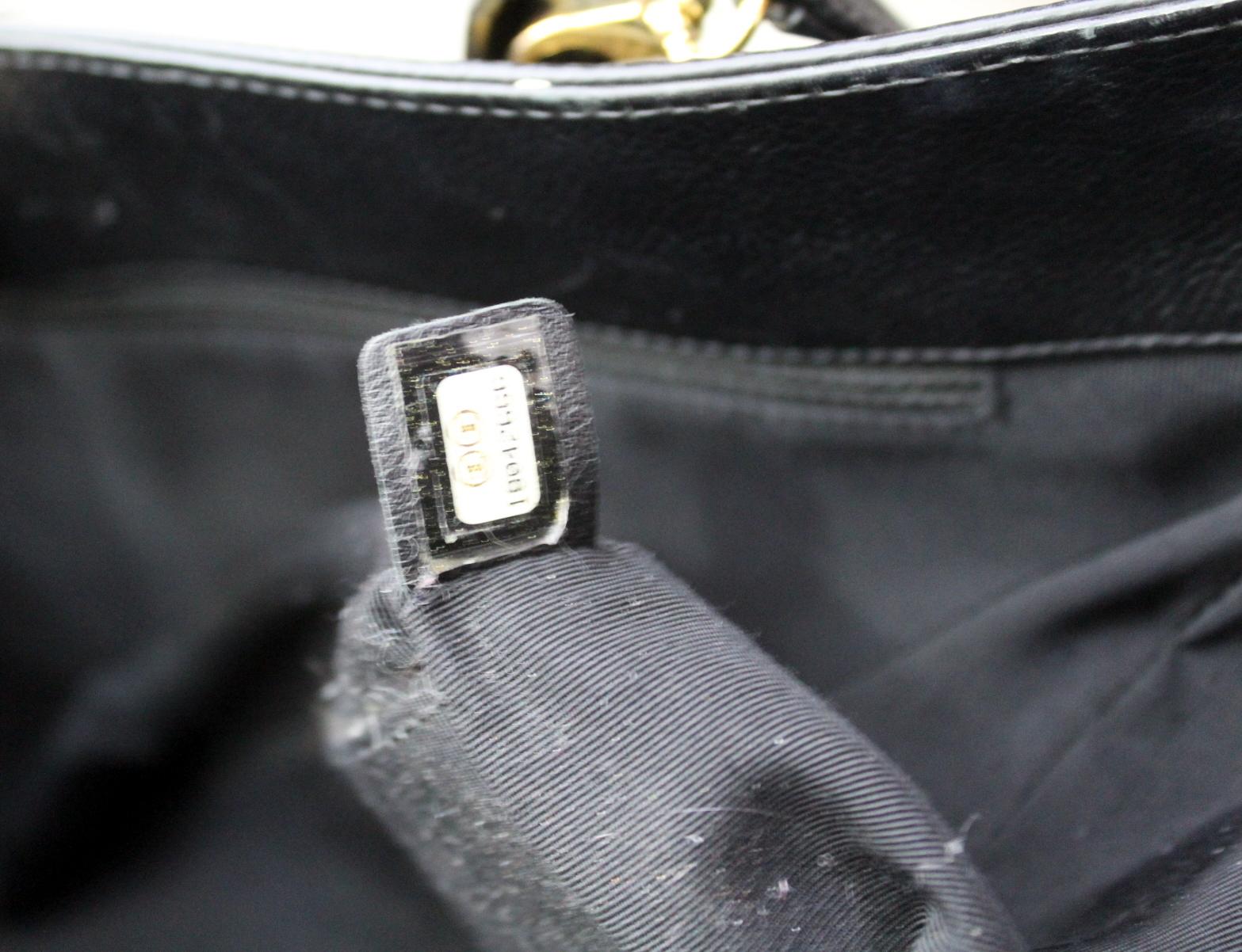 2013/2014 Chanel Black Leather Executive Bag 5