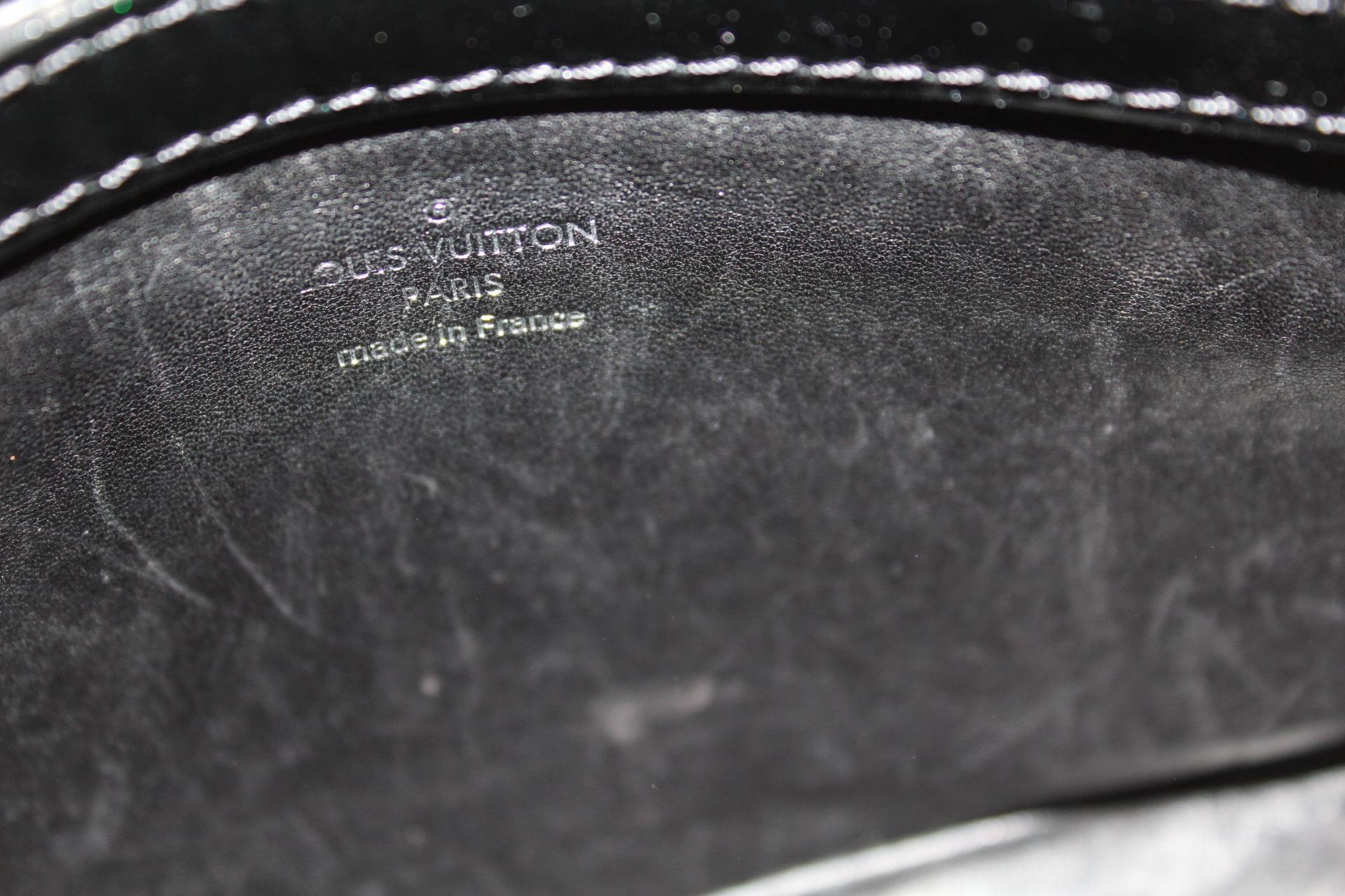 2012 Louis Vuitton Black Patent Leather Lockit Limeted Edition Bag 4