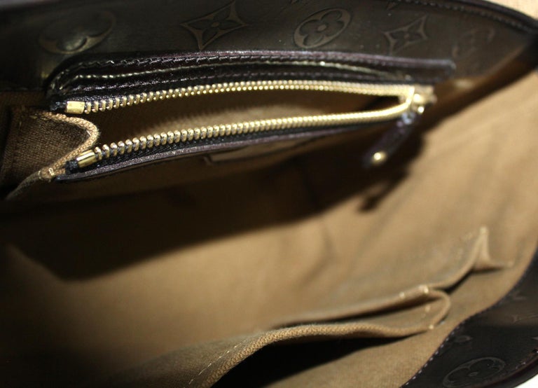 Louis Vuitton Bronze/Dark Brown Monogram Embossed Leather Limited Edition  Sergent PM Bag Louis Vuitton