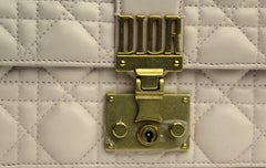 Dior Pink Leather Addict Shoulder Bag