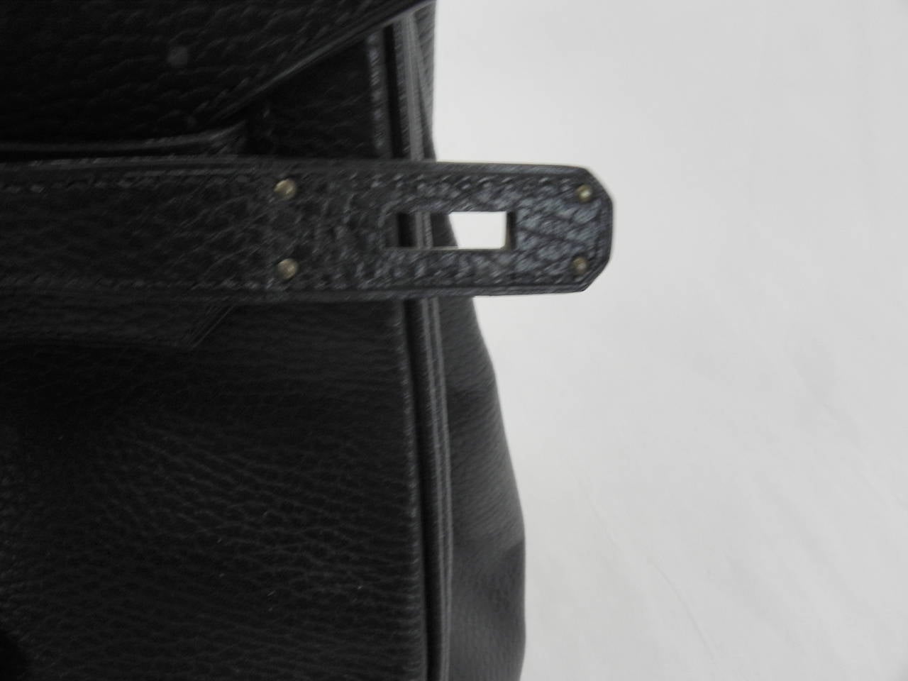 knockoff hermes - Hermes Birkin 35 cm Black Ardennes with Gold Hardware .Circa 2003 ...