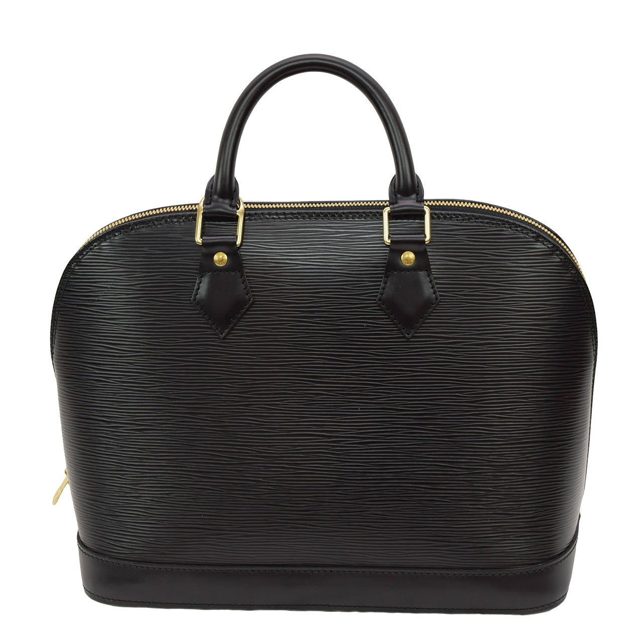 Louis Vuitton Black Epi Alma Bag .Circa 2005 .
