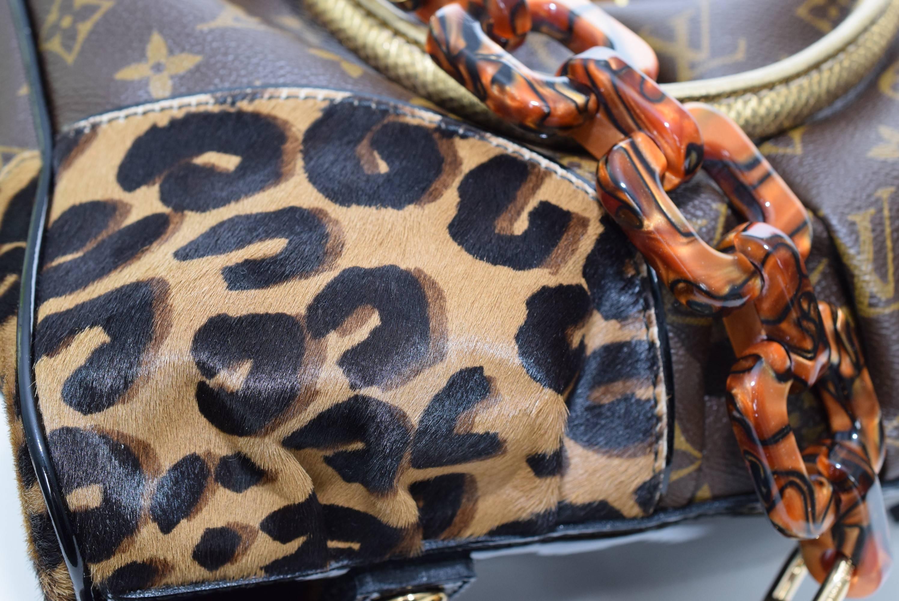 louis vuitton leopard bag