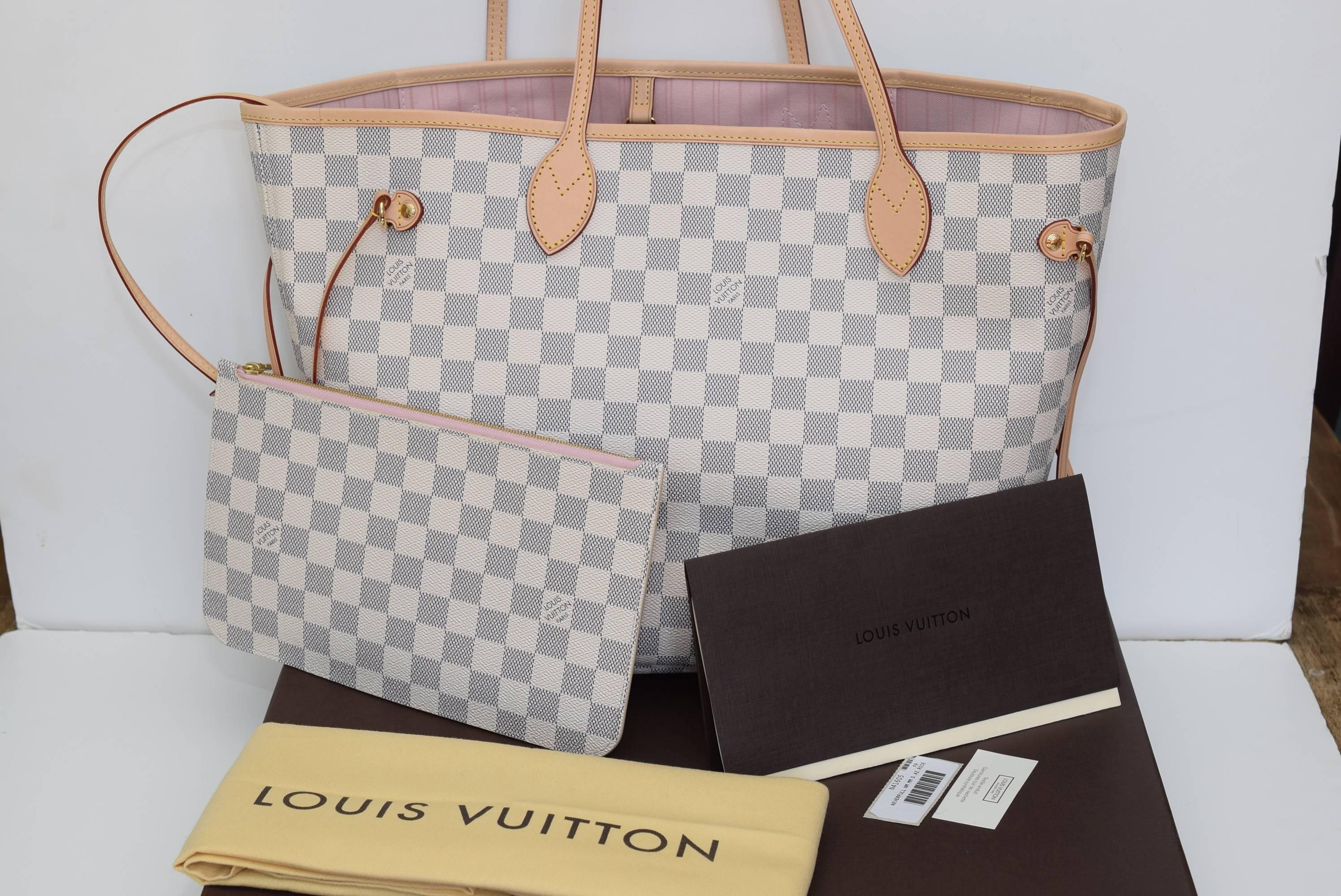 louis vuitton neverfull pink ballerine