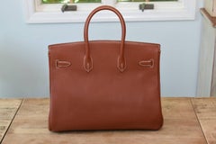 Hermes Birin ToGo 35cm Noisette Brown Bag