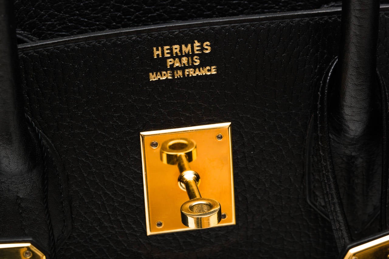 Women's Hermes Black Ardenne 35 cm Birkin Bag , circa 1996,
