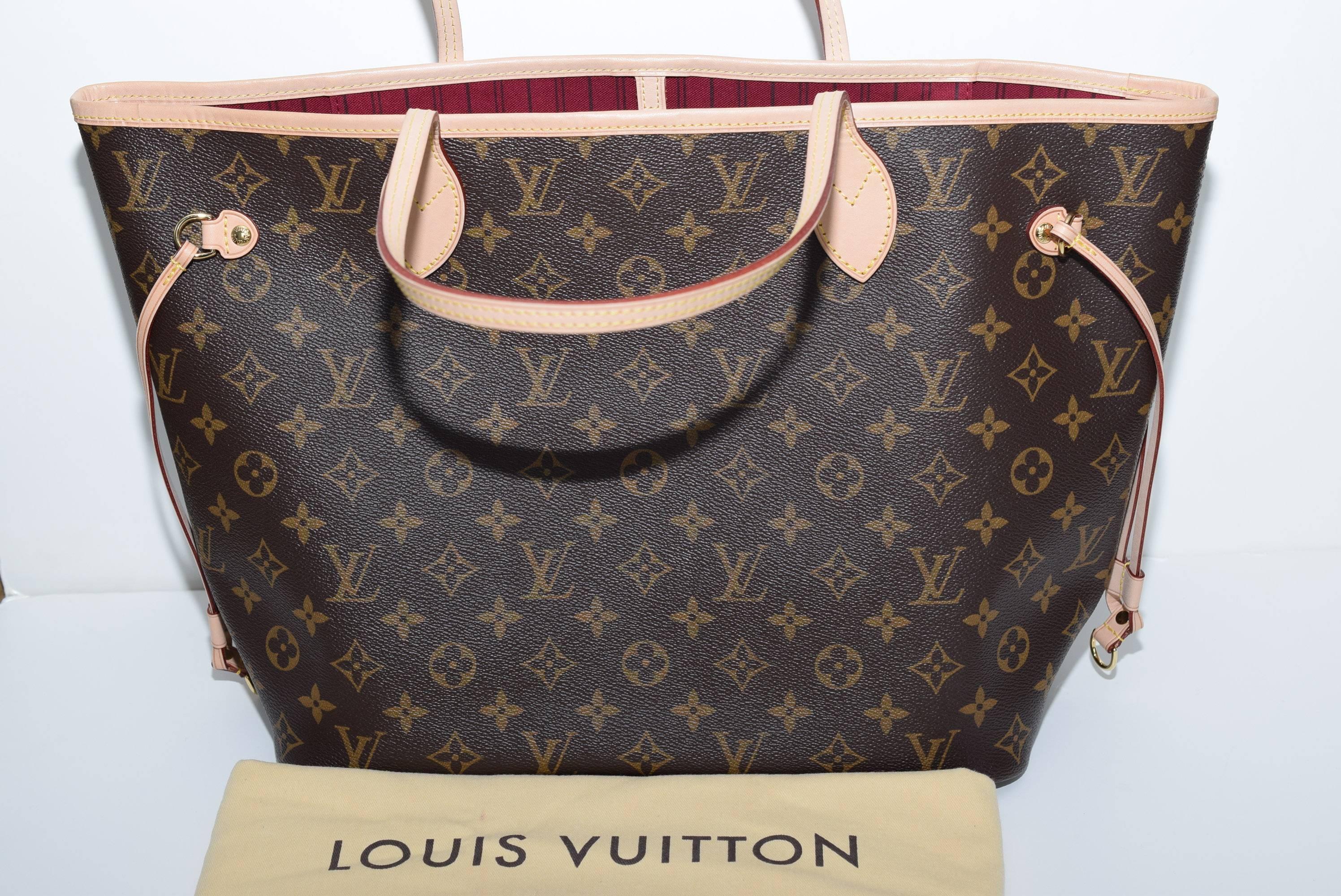 Louis Vuitton Neverfull MM Pivoine – Luxi Bags