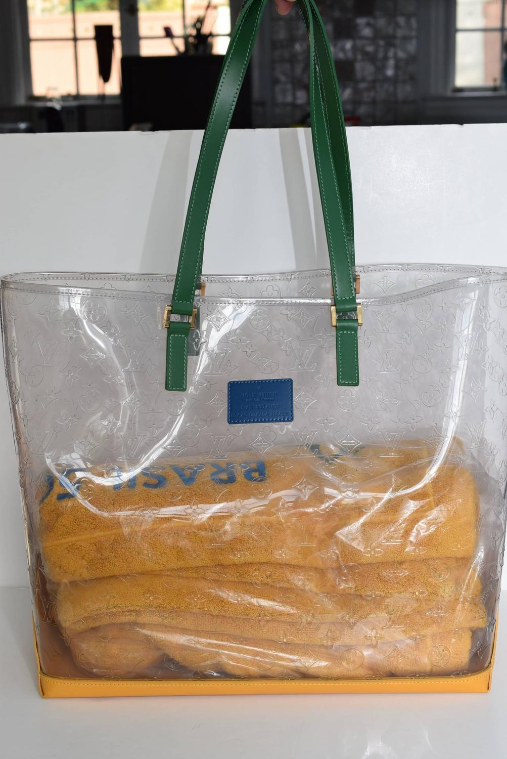 lv clear beach bag