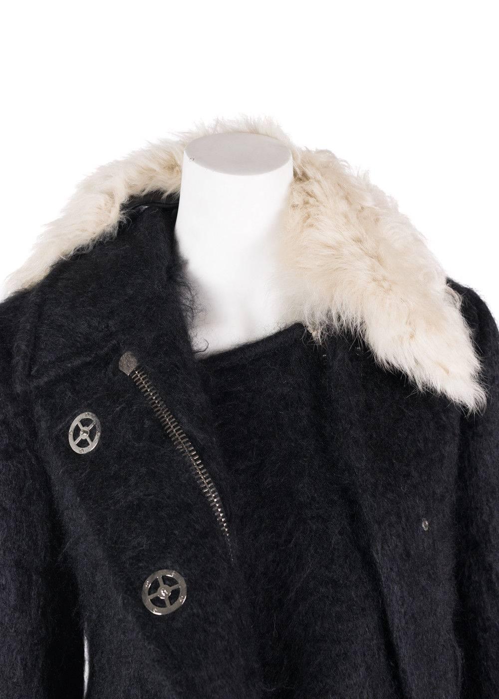 alexander wang shearling denim jacket