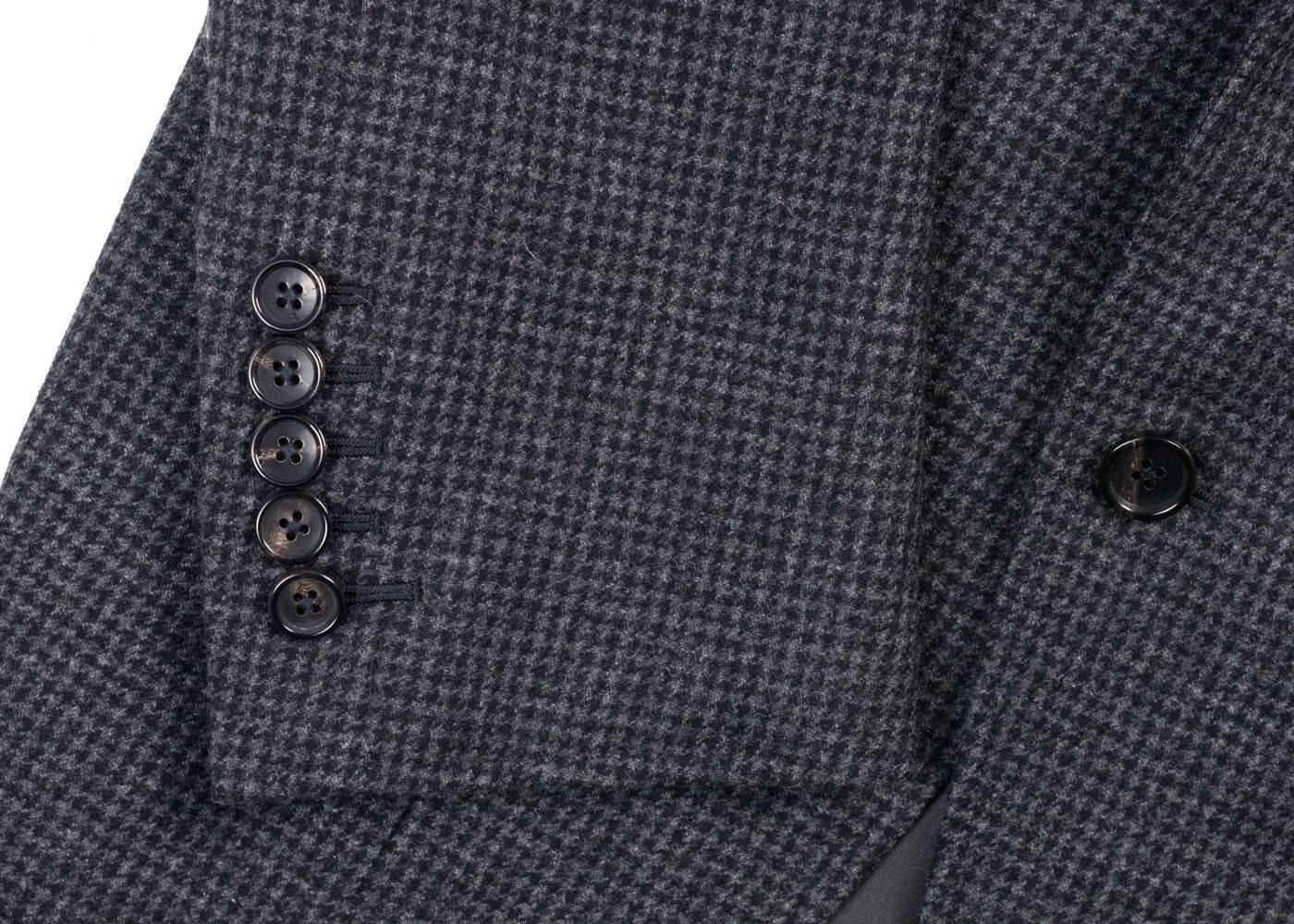 Black Tom Ford Men's Basic Base V Nuova Grey Plaid Blazer For Sale