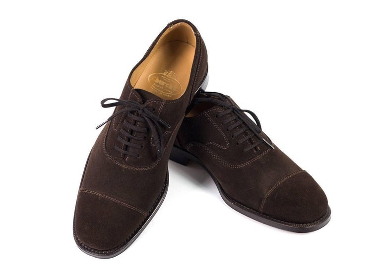 Church's Camilla Womens Brown Suede Lace Oxfords Shoes For Sale at 1stDibs