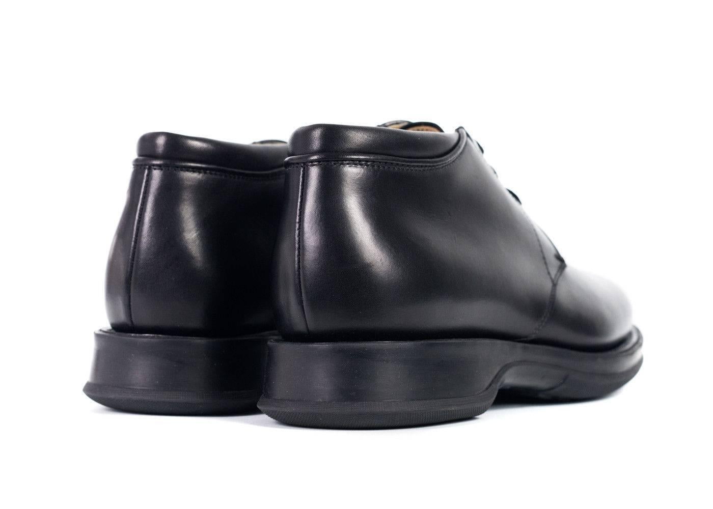 Churchs lace up shoes in a gorgeous blackn leather. These lace up shoes are perfect for professional occasions or worn as a trendy casual look. Pair it with a pair of culottes or black jeans with a striped button down or feminine blouse for a chic