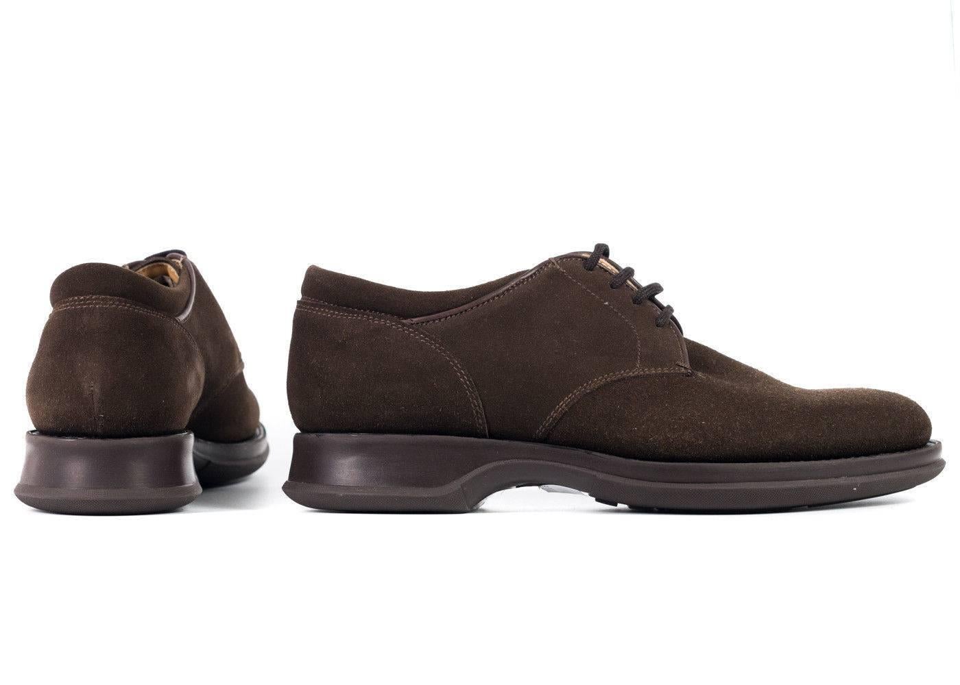 Black Church's Dark Brown Suede Lace-Up Charmain Shoes For Sale