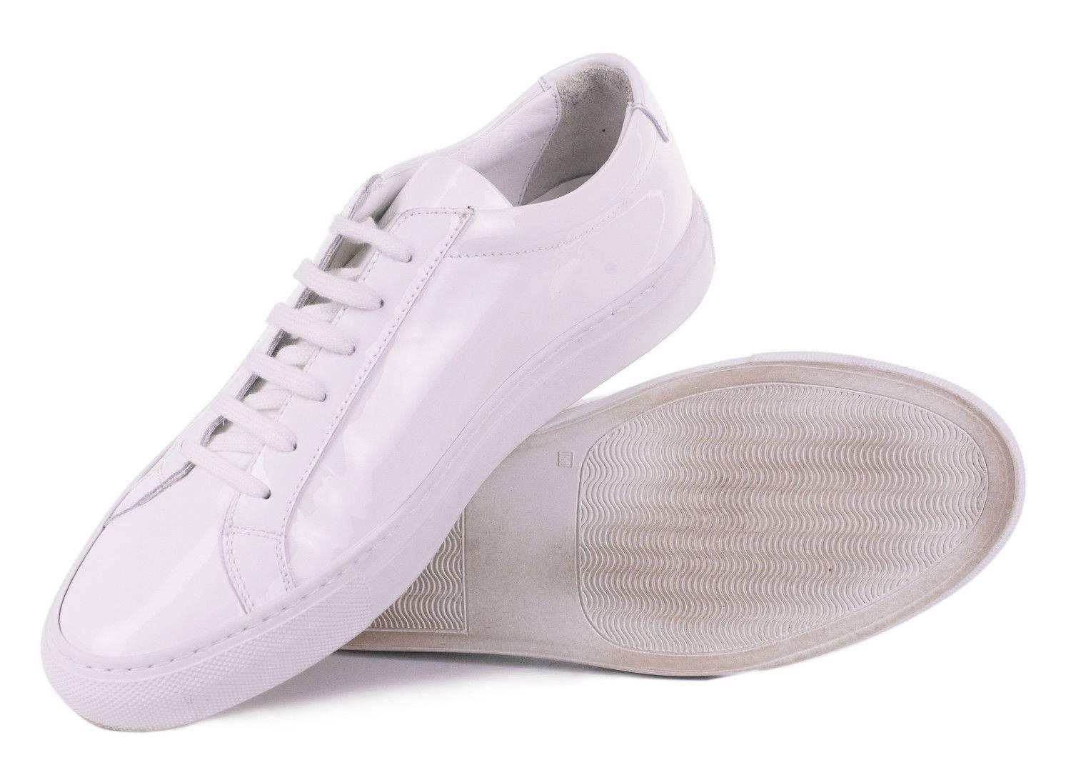 Gray Common Projects Women's White Original Achilles Low Top Sneakers For Sale