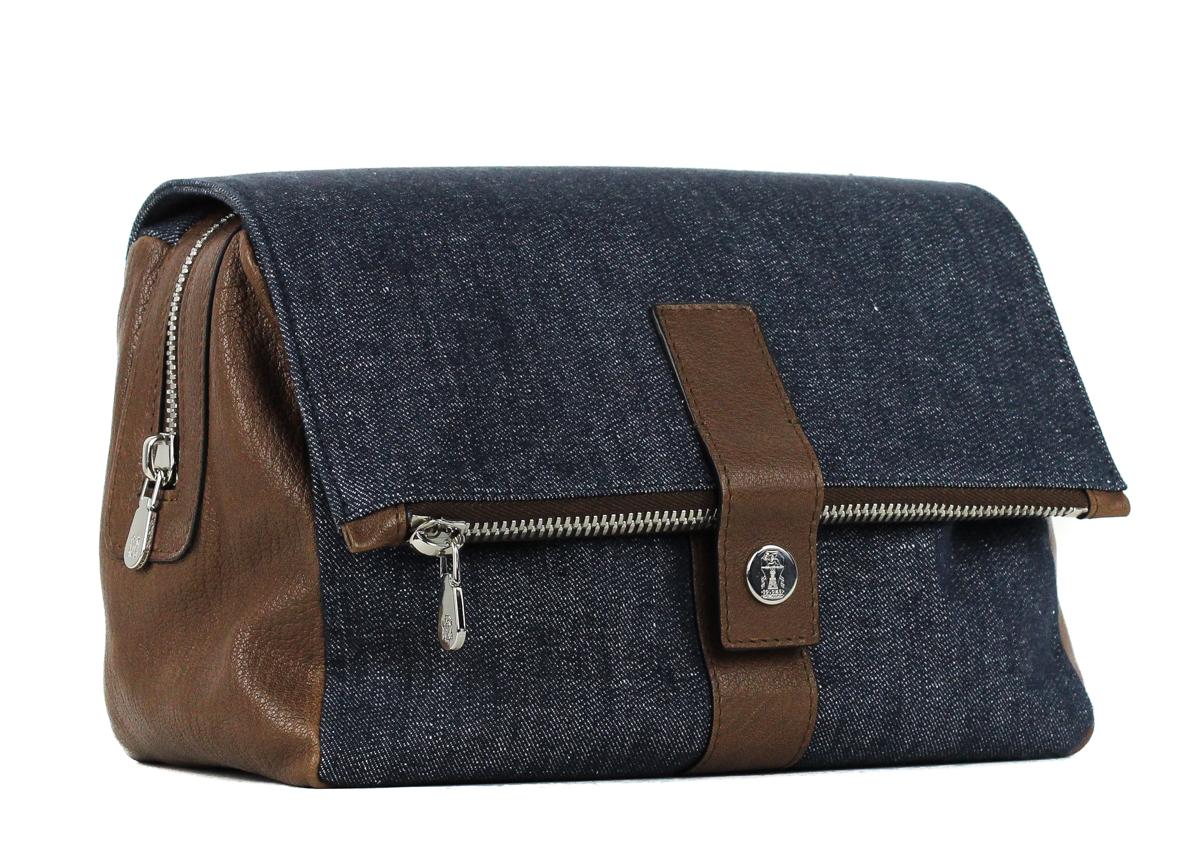 If you're going to be using it on the regular, your best bet is to invest in a wash bag that can stand up to wear and tear. Brunello Cucinelli's one has been made in Italy from robust full-grain leather Use the inside zipped pocket to keep spare