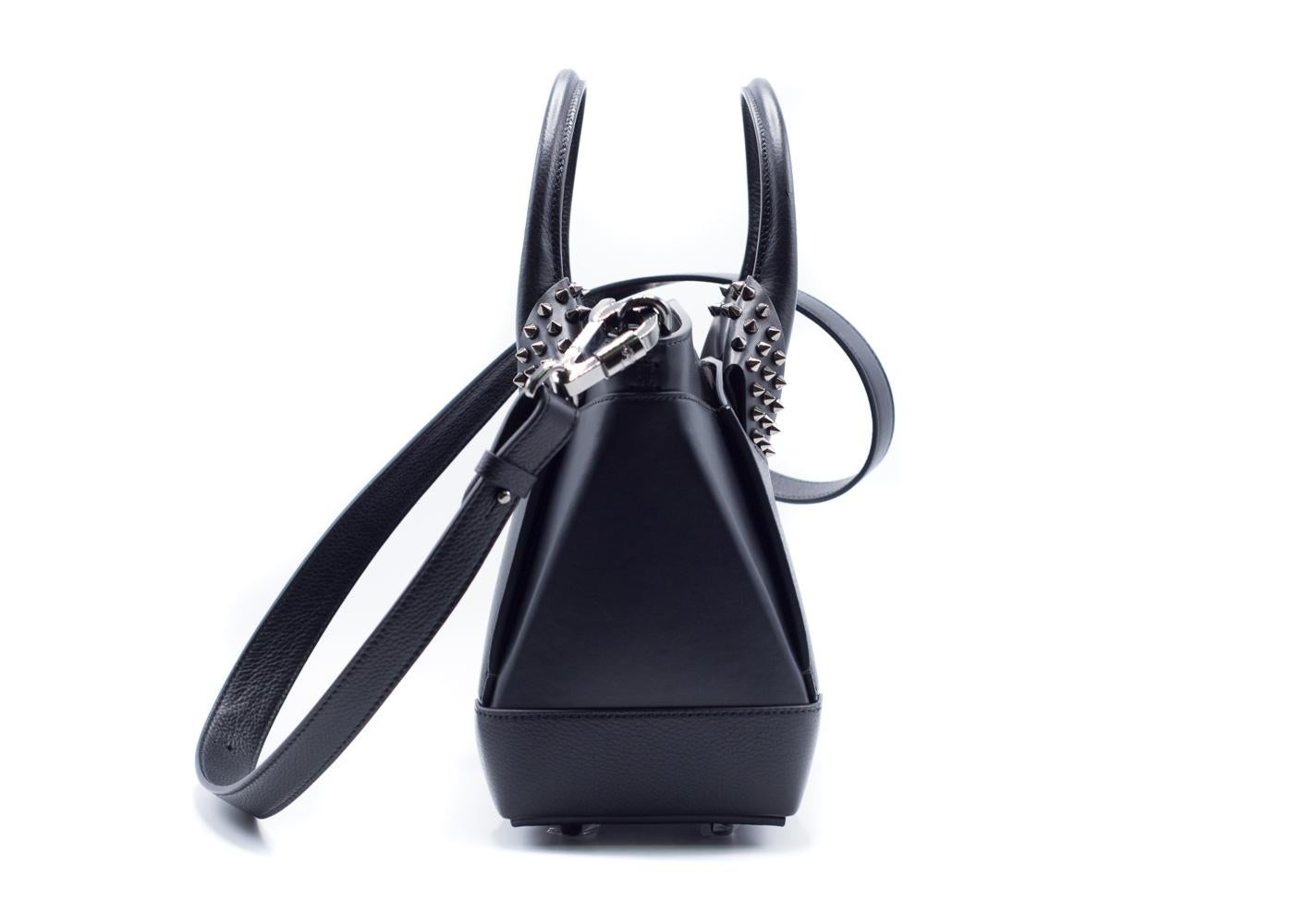 Christian Louboutin Women's Eloise Black Small Tote In New Condition In Brooklyn, NY