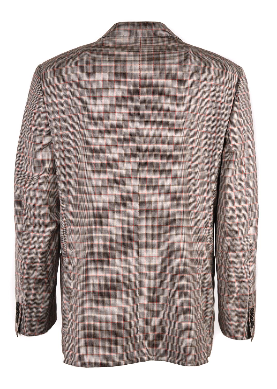 Gray Brioni Men Brown Wool Houndstooth Check Colosseo Sportscoat For Sale