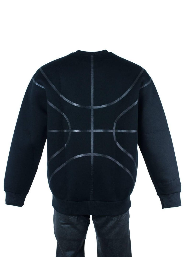 Givenchy Men's Black Viscose Basketball Sweater For Sale at 1stDibs
